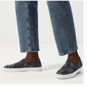 Rothy's The Original Slip On Sneaker Black and Gray Size 8.5